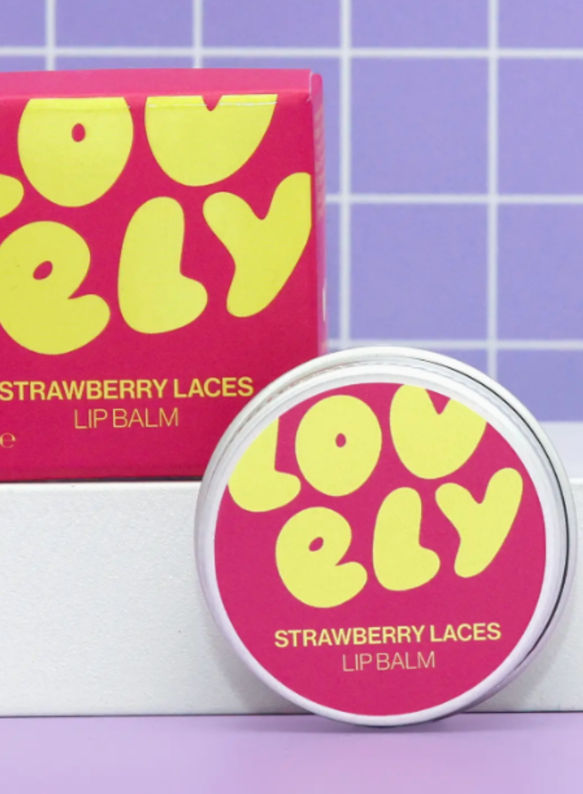 Lovely Skincare Strawberry Laces  Lip Balm