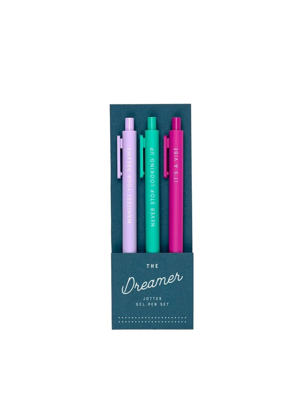 The Dreamer Jotter Gel Pen: Set of 3 from Ruff House Print Shop