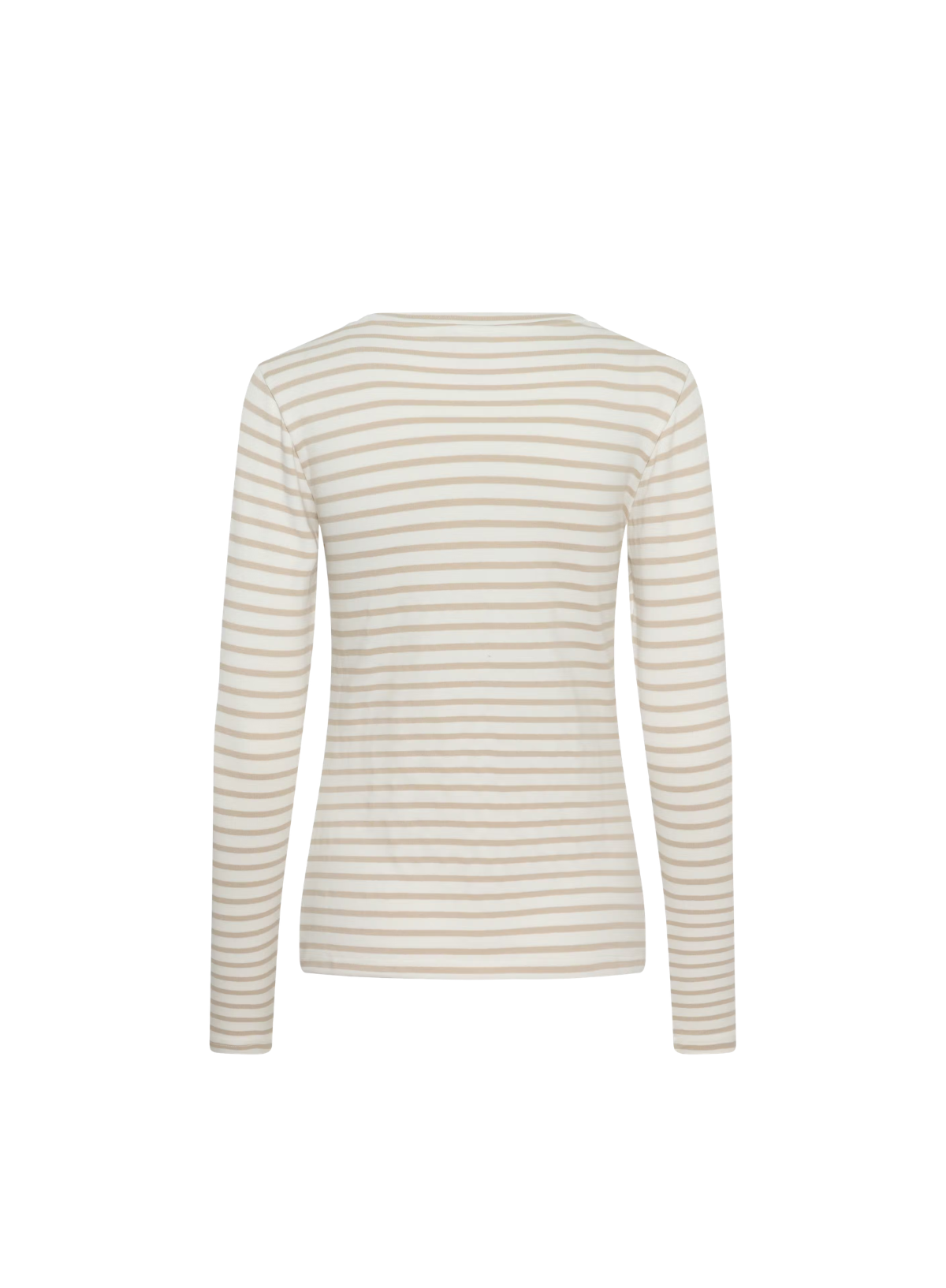 Kaffe Liddy T-Shirt in Chalk/Feather Grey