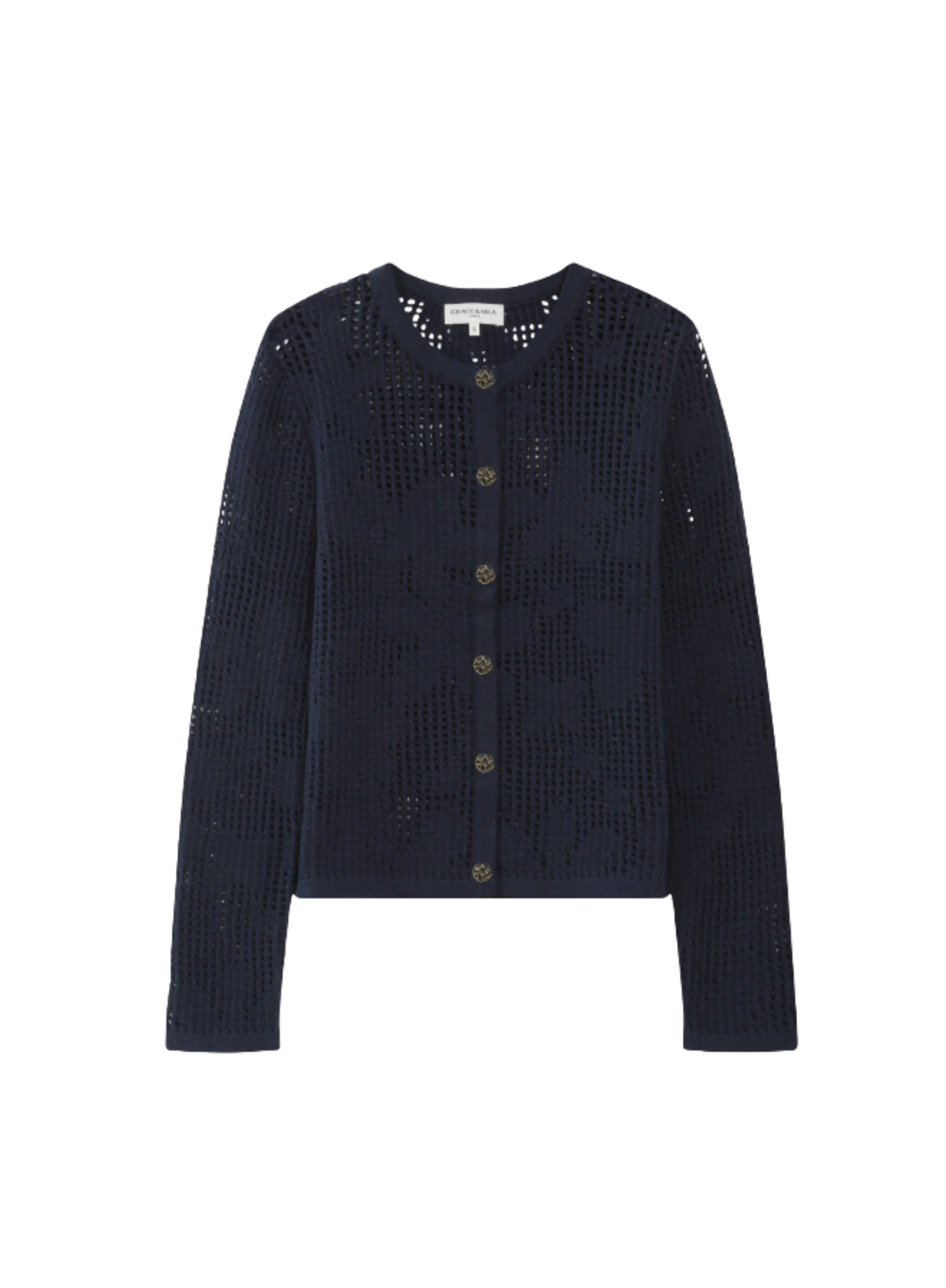 Grace & Mila Velasquez Cardigan in Navy