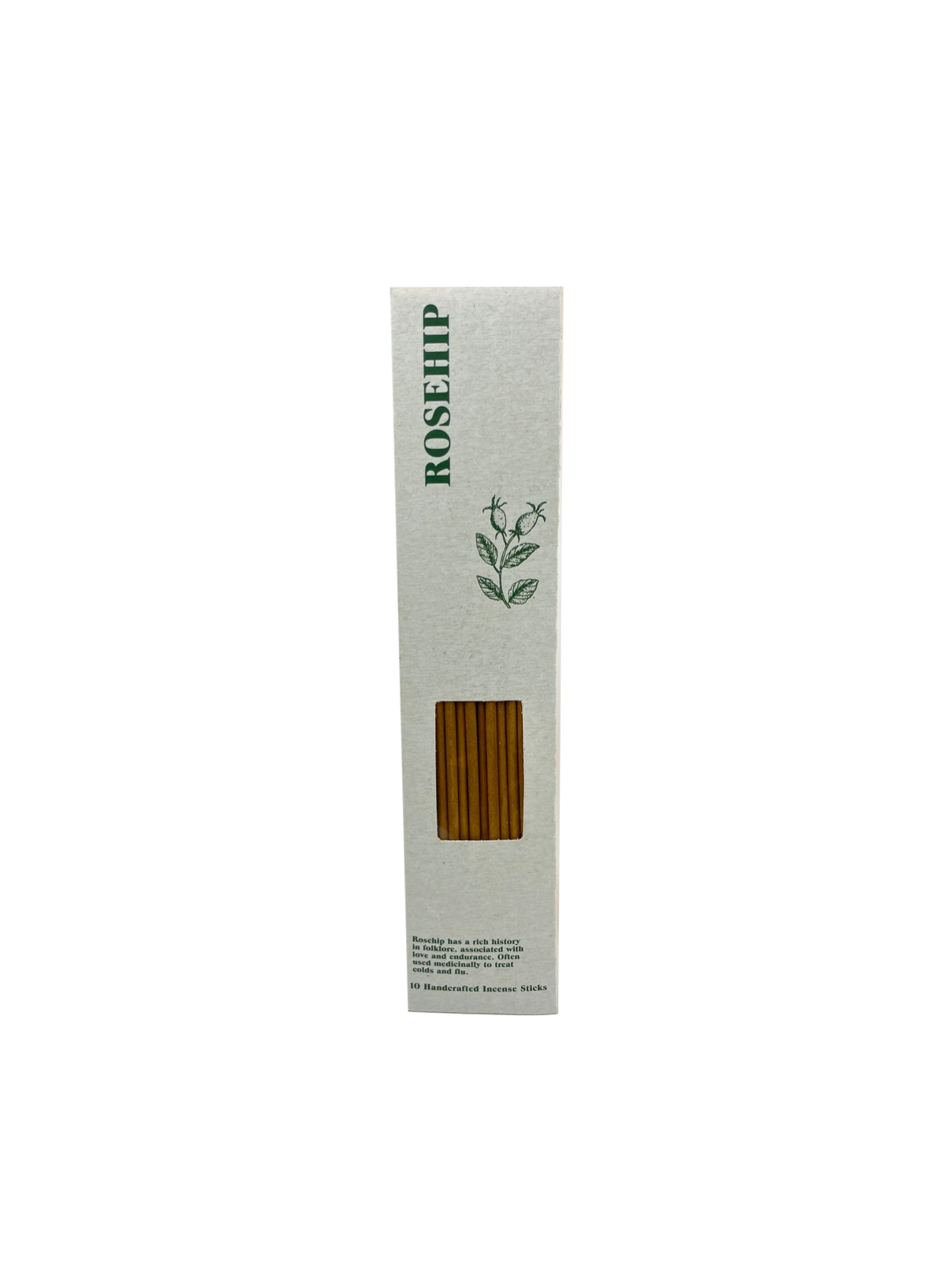 Heaven Scent Green Botanical Pack of 10 Incense Sticks in Rosehip