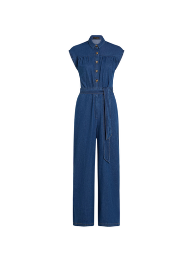 Amy Jumpsuit Chambray in Denim Blue from King Louie