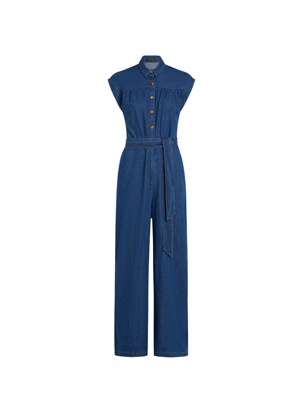 Amy Jumpsuit Chambray in Denim Blue from King Louie