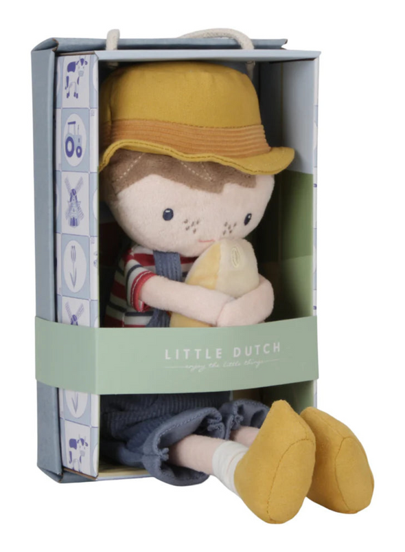 Cuddle Doll Farmer Jim from Little Dutch