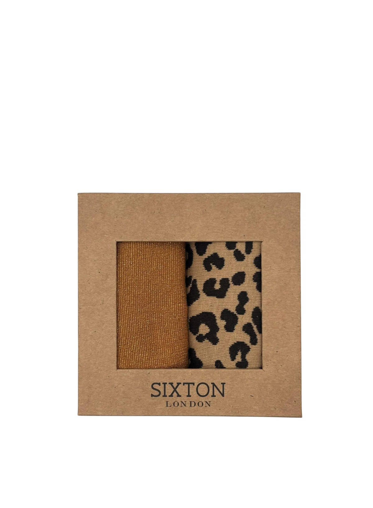 Copper Tokyo & Sand Leopard Sock Box from Sixton