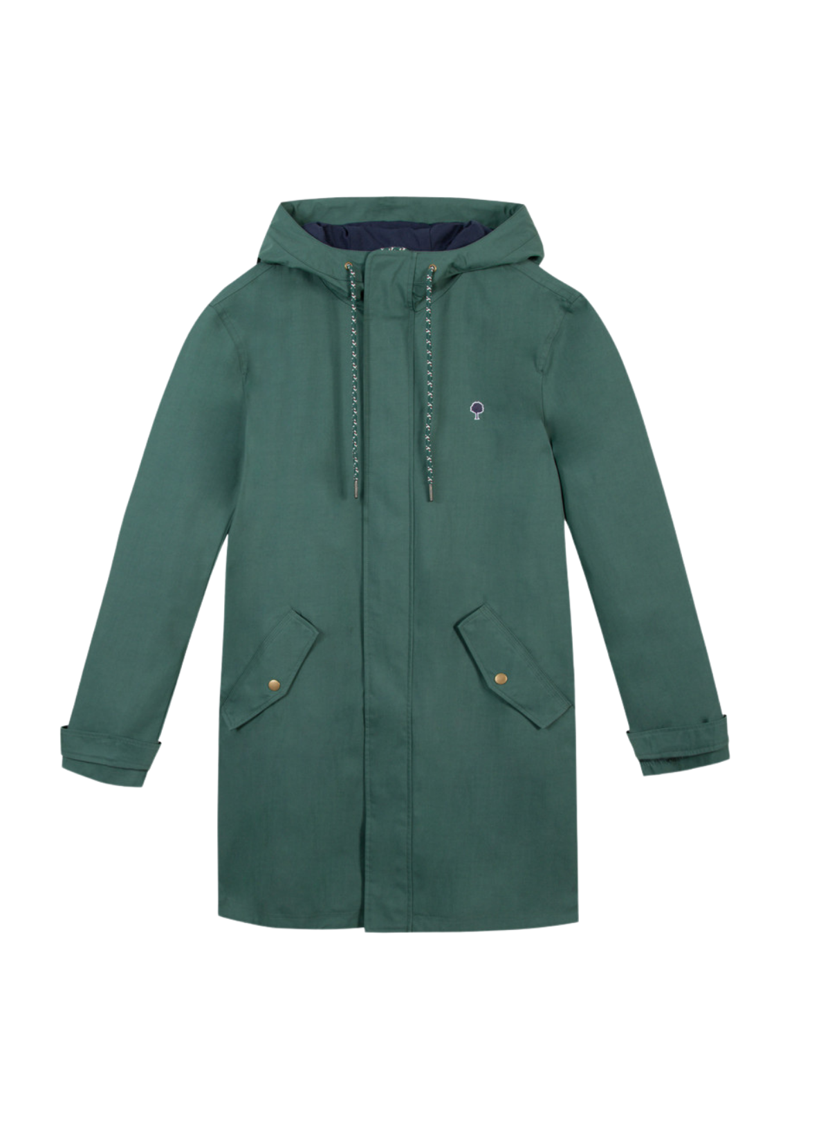 Gresigne Cotton Outerwear in Green from Faguo