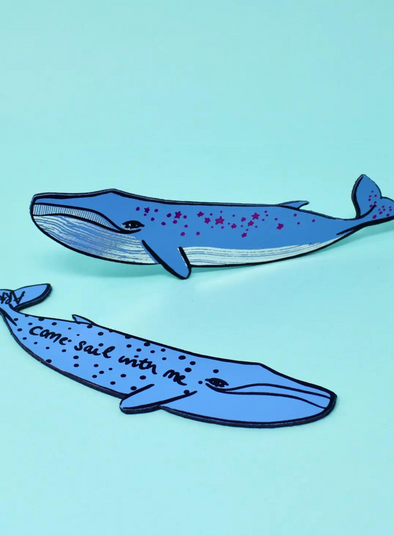 Whale 'Sail With Me' Bookmark from Ark
