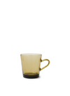 70's Glassware Coffee Cup in Mud Brown from HK Living