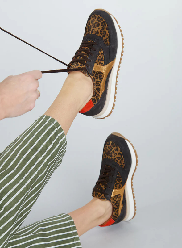 Cinda Trainers in Animal Print from Esska