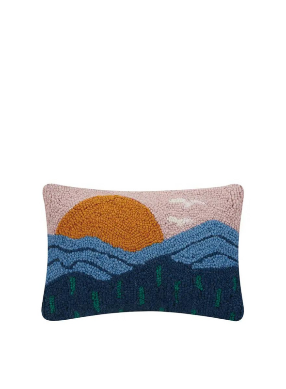 Blue Mountains Hook Cushion from Peking Handicraft