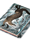 Angela Harding Fishing Otter Foiled Ruled A5 Journal