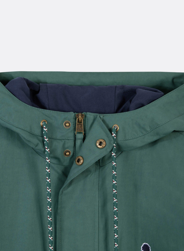 Gresigne Cotton Outerwear in Green from Faguo