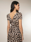 Martha Tiered Dress in Leopard from Nooki
