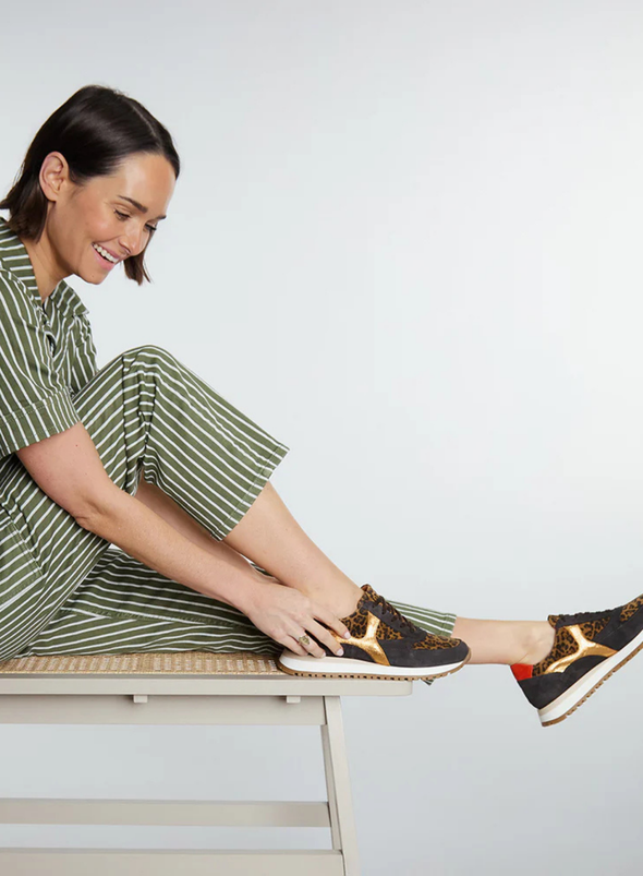 Cinda Trainers in Animal Print from Esska