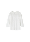 Navy Lace Top in Ecru from Grace & Mila