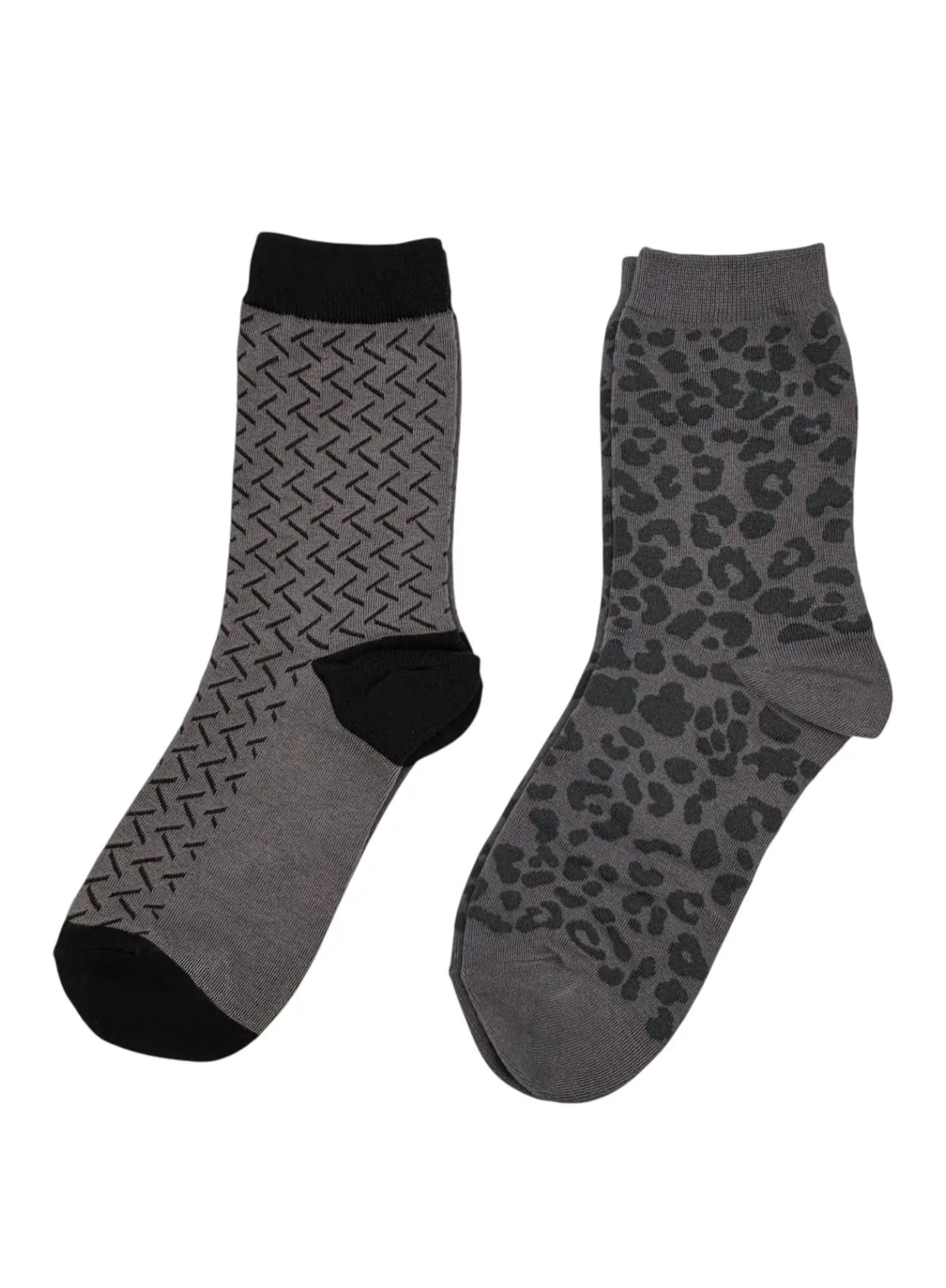 Charcoal Kyoto & Leopard Sock Box from Sixton
