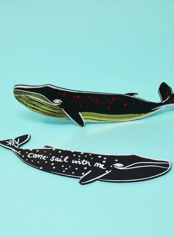 Whale 'Sail With Me' Bookmark from Ark