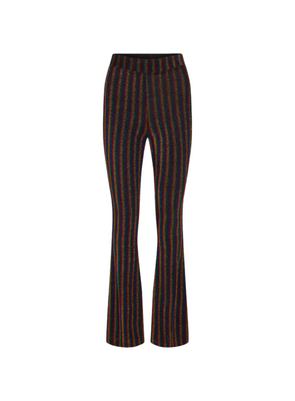 Border Flared Pants Alma Lurex in Multi Colour from King Louie