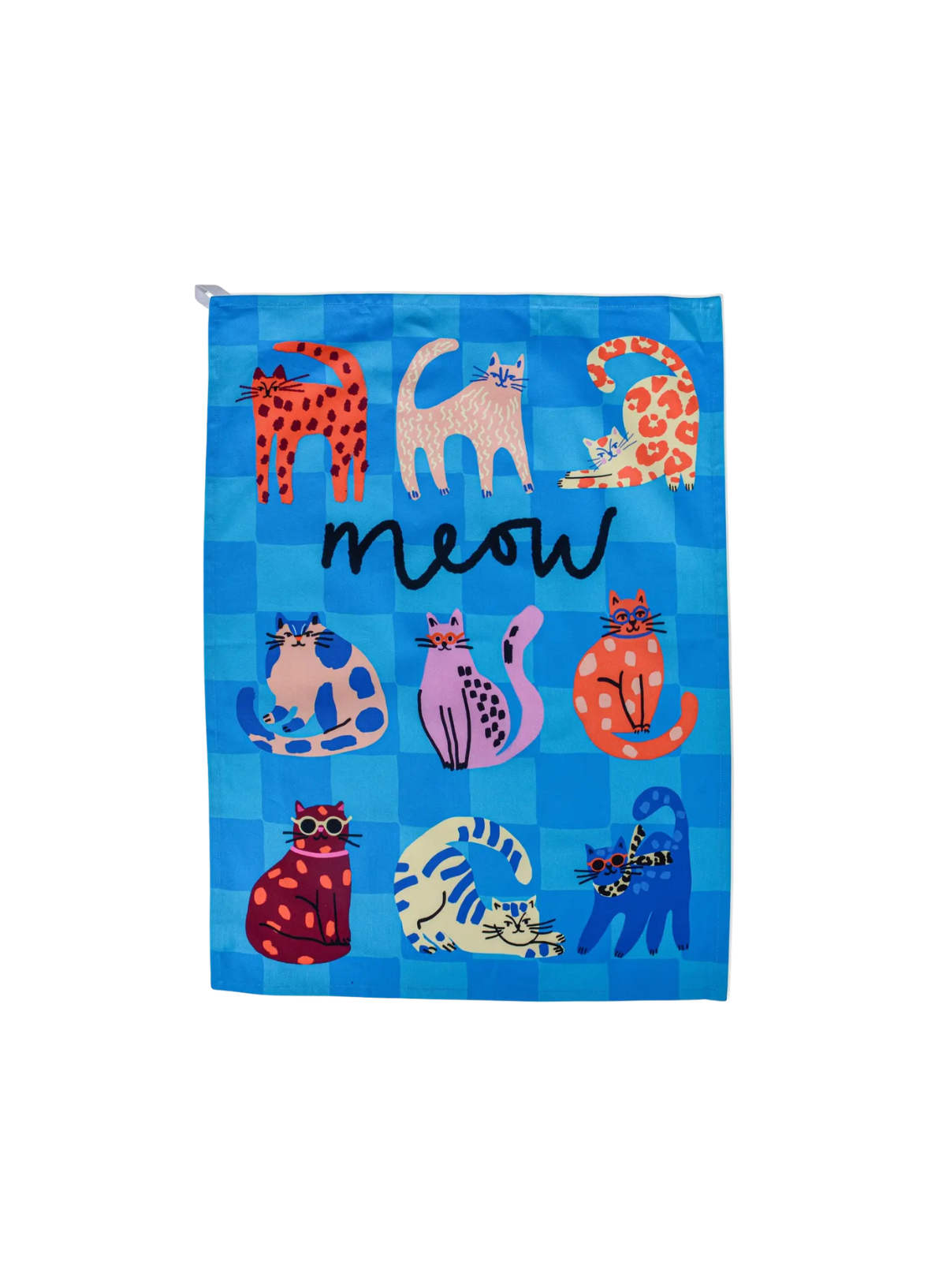 Designworks Ink Hijinx Cotton Tea Towel - Meow