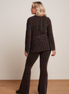 Border Flared Pants Alma Lurex in Multi Colour from King Louie
