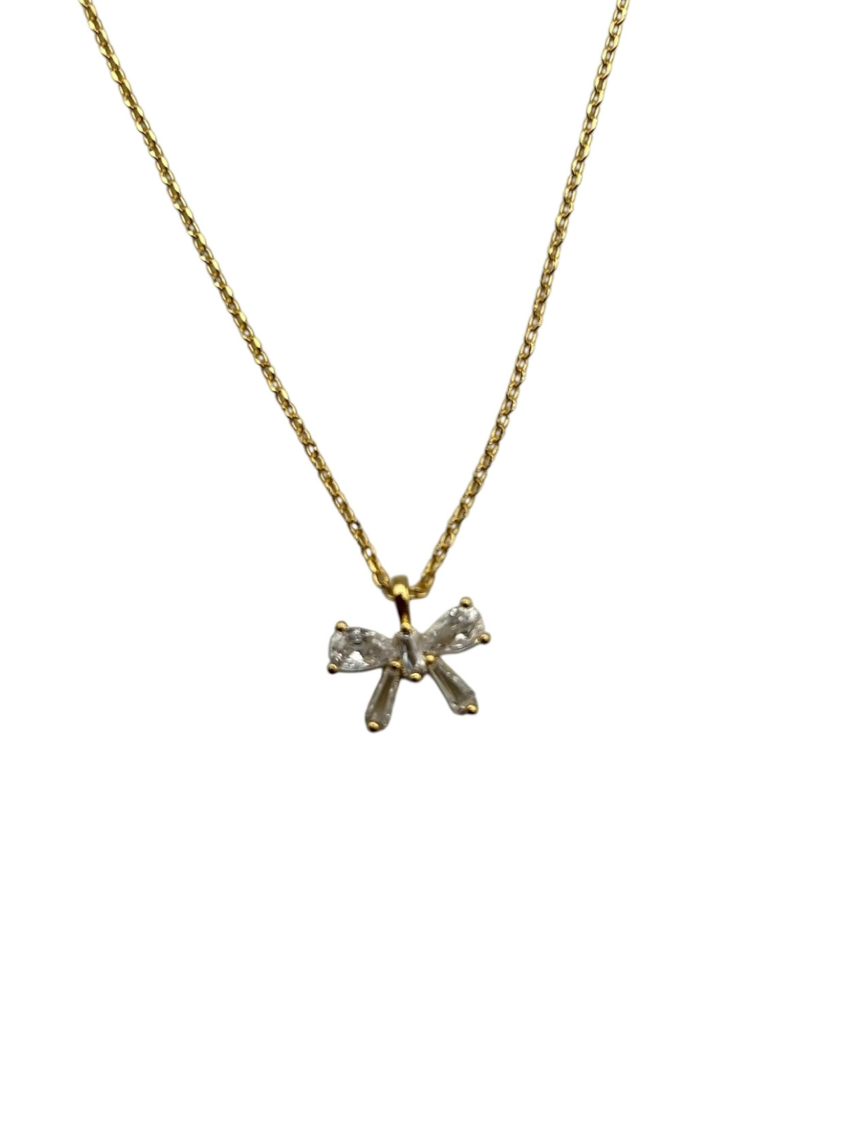 Sparkle Bow Necklace from Sixton