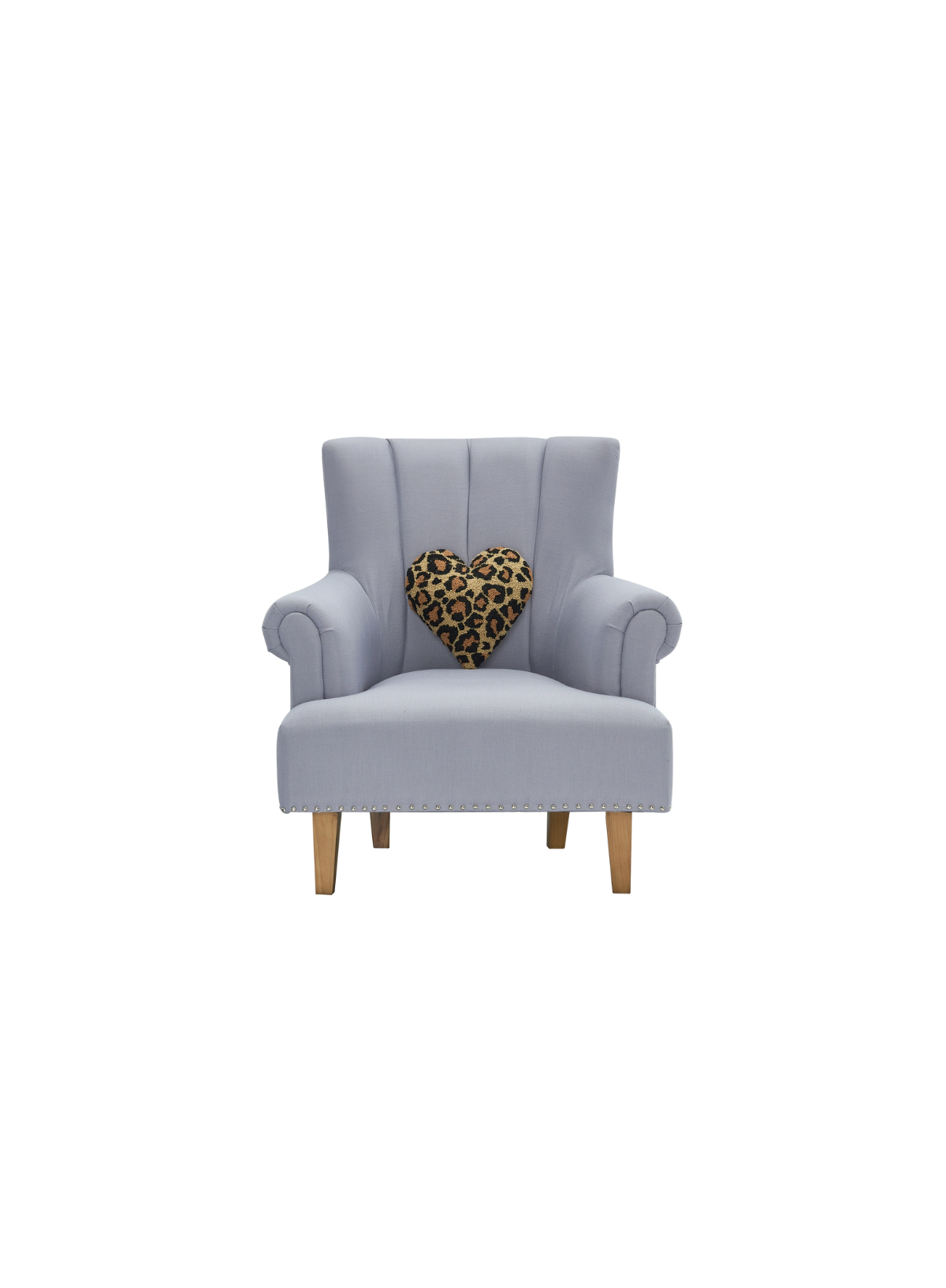 Shaped Leopard Heart Hook Pillow from Peking Handicraft