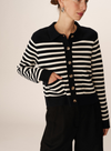 Pam Cardigan in Marine Stripe from Grace & Mila