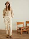 Solange Trousers in Ecru from Yerse