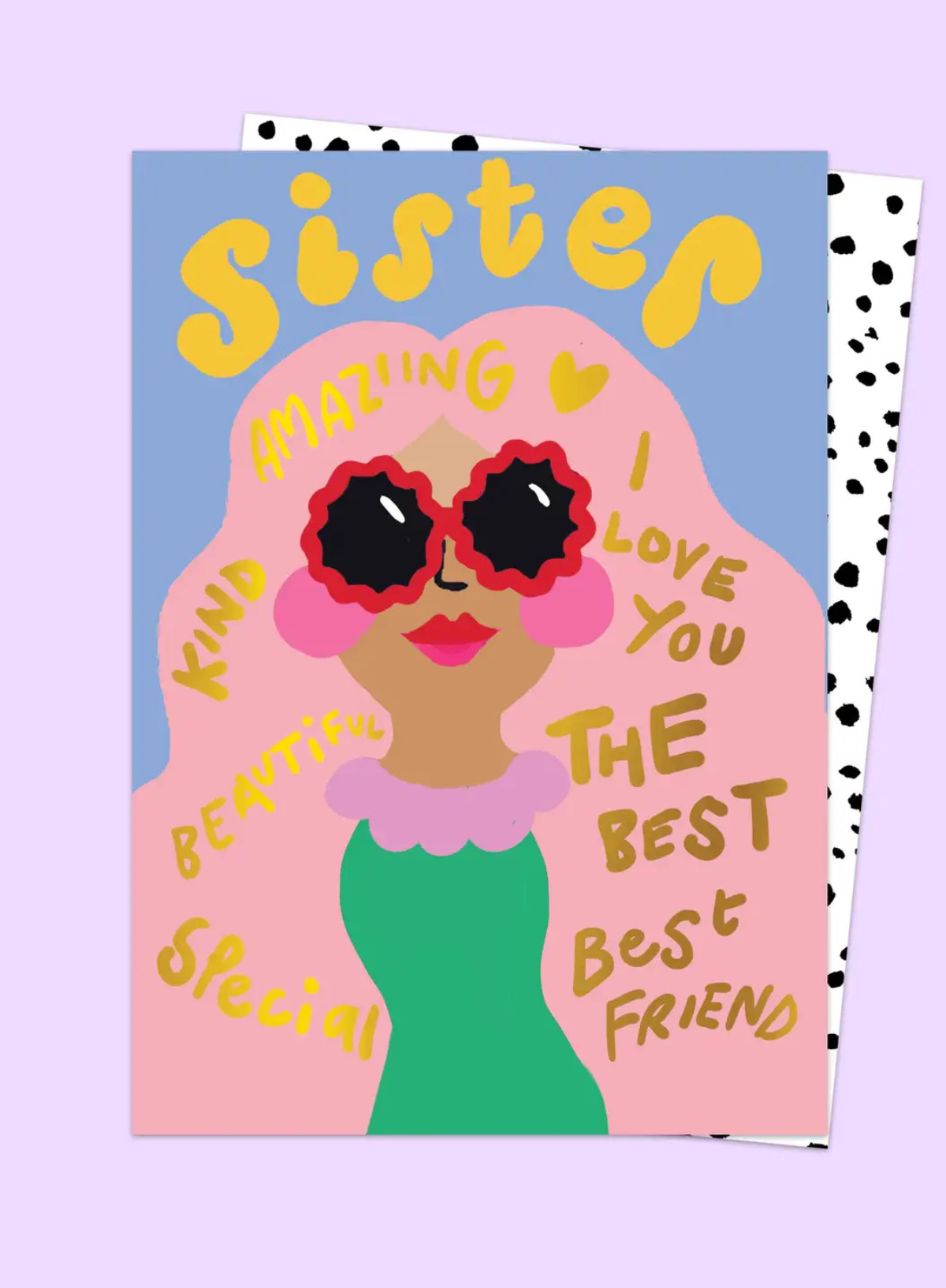 Amazing Sister Birthday Card from Eleanor Bowmer