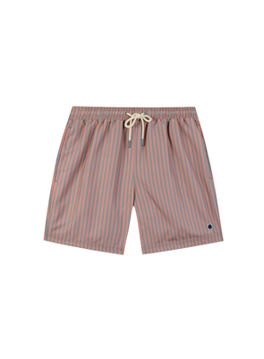 Mimizan Swim Shorts in Striped Kaki from Faguo
