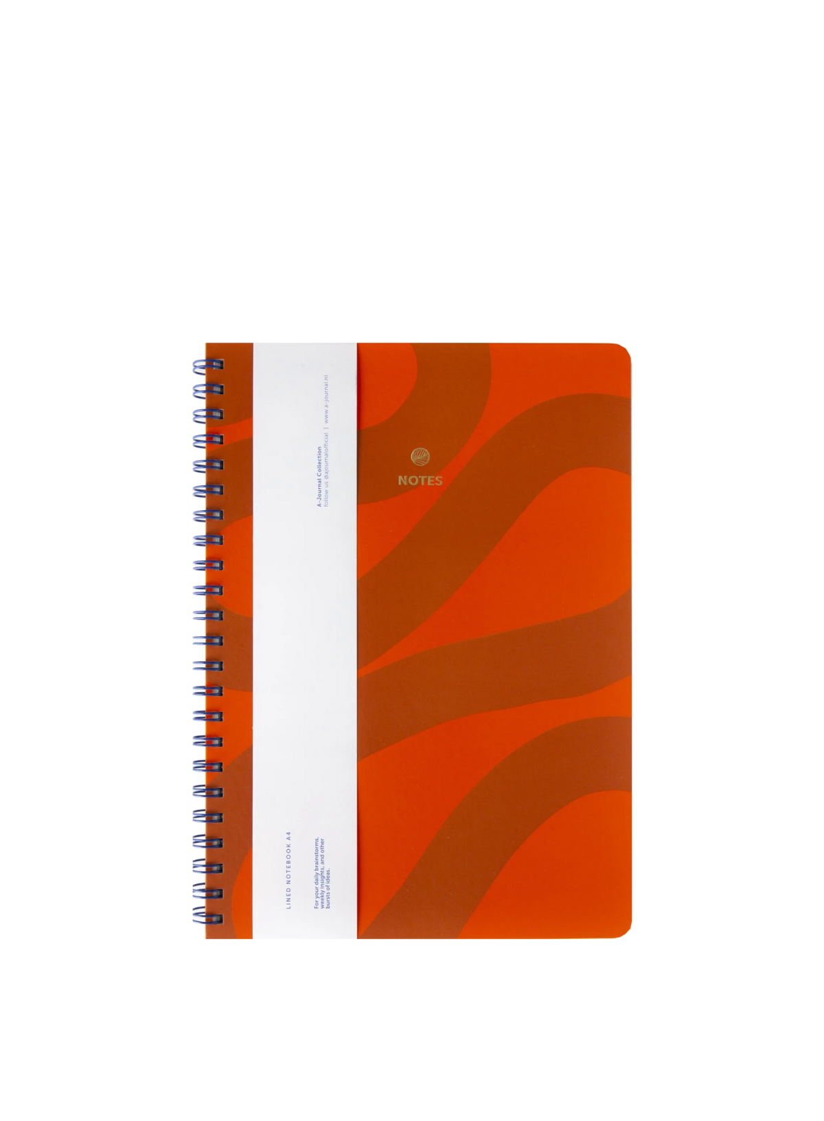 Spiral Notebook in Orange from A-Journal