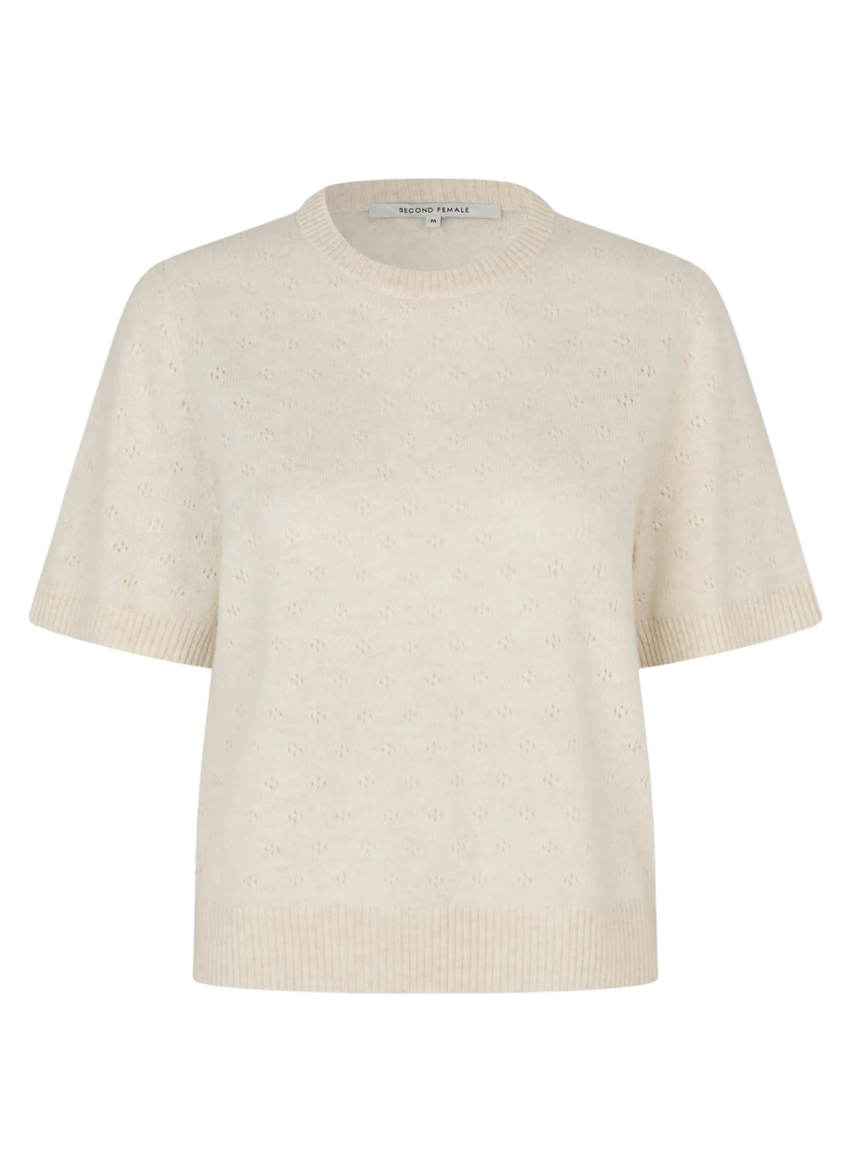 Second Female Amala Knit SS O-Neck in Tofu
