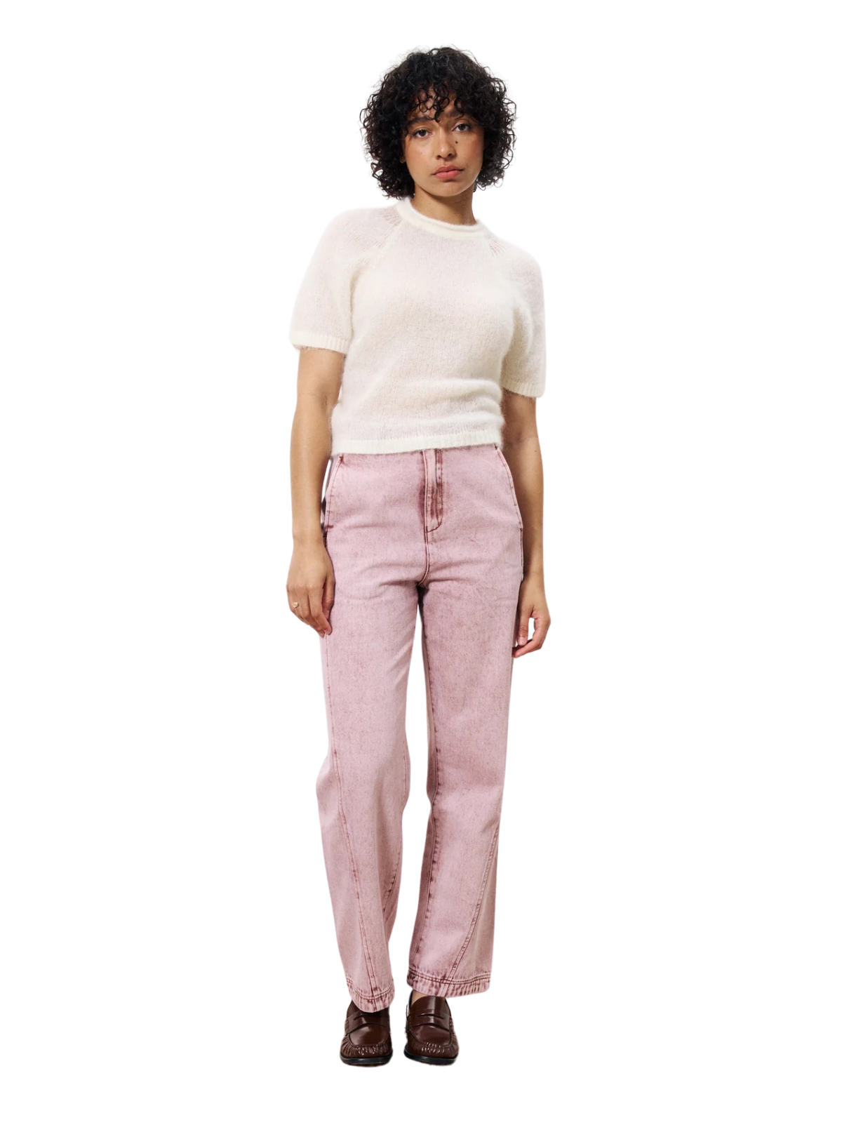 Alita Trousers in Bordeaux from FRNCH