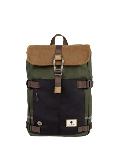 Commuter Bag in Kaki and Camel from Faguo