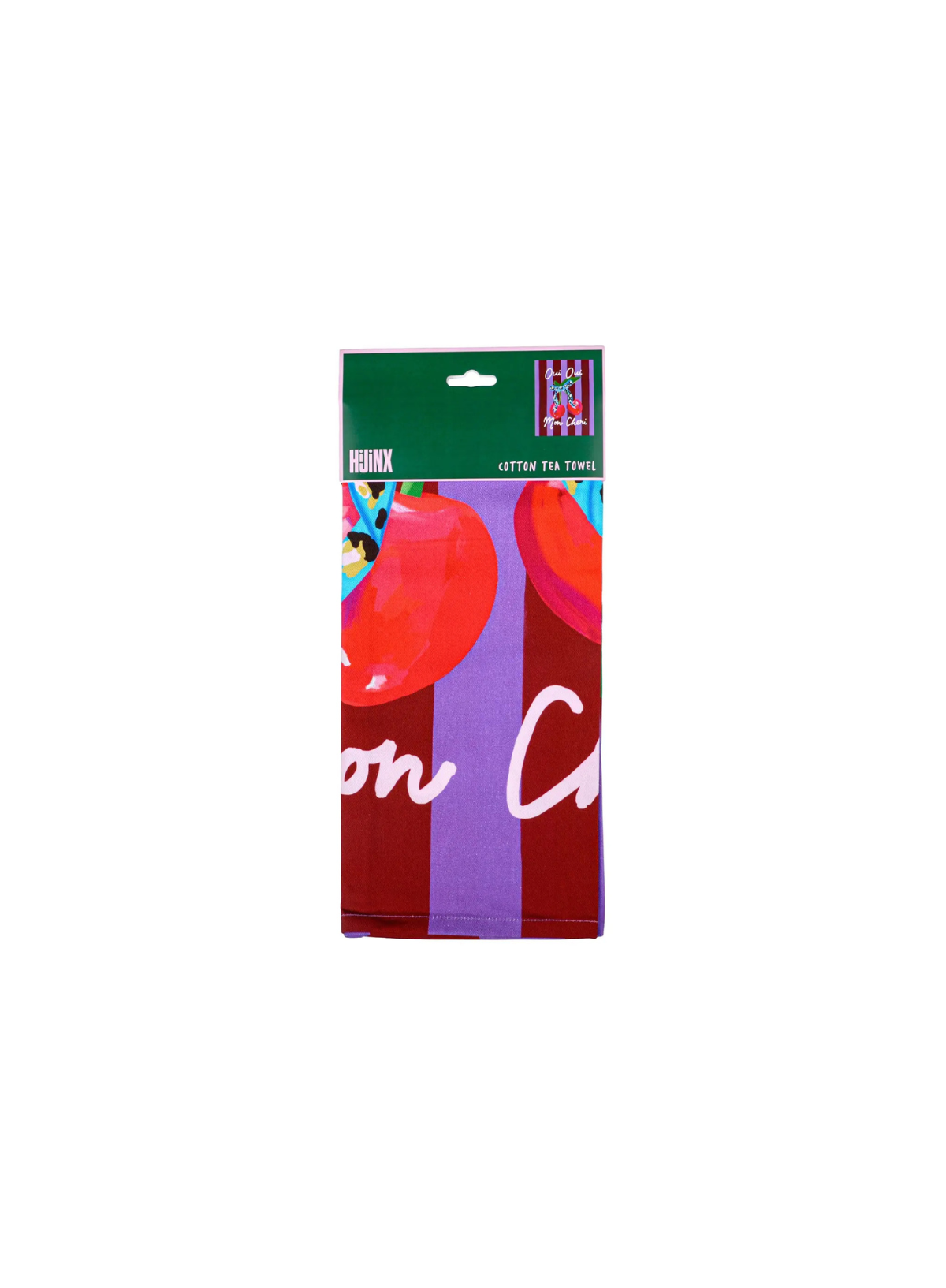 Designworks Ink Hijinx Cotton Tea Towel - Oui Oui