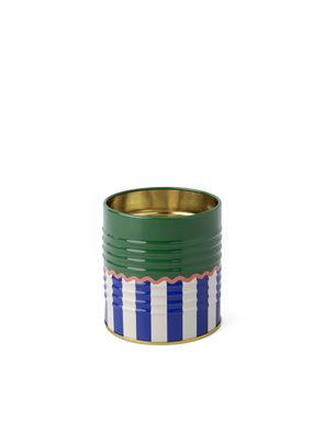 A Dopo Solid & Striped Storage Tin from Paddywax