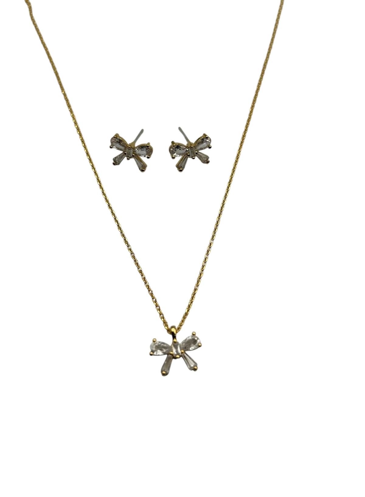 Sparkle Bow Earrings from Sixton