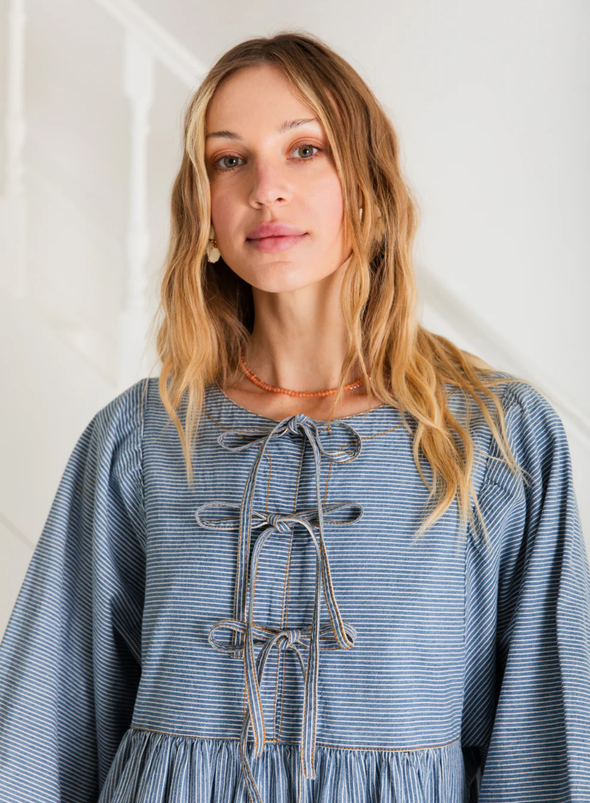 Amber Dress in Blue from Bonté
