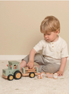 Little Farm Tractor with Trailer from Little Dutch
