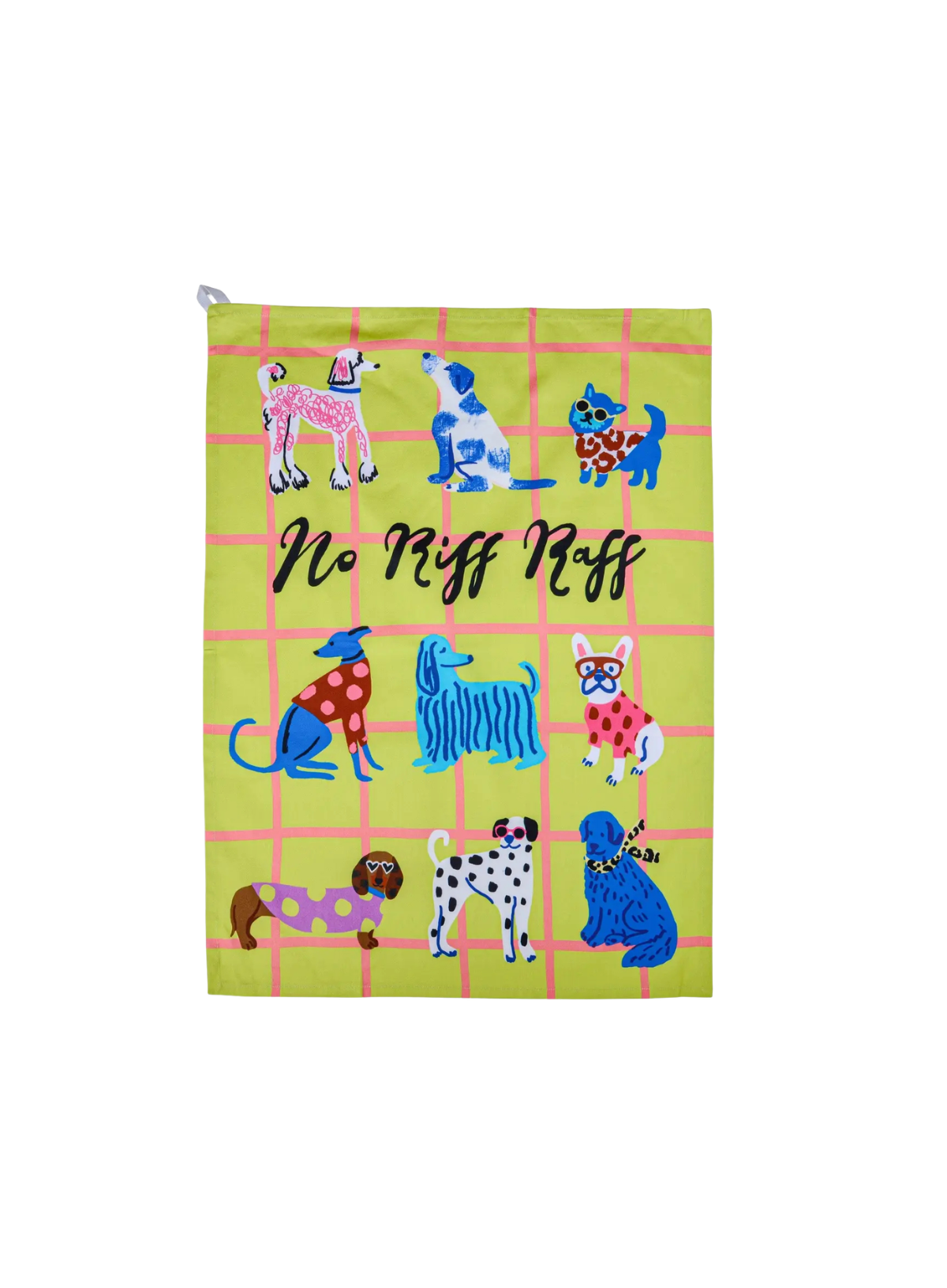 Designworks Ink Hijinx Cotton Tea Towel - No Riff Raff