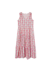 Midi Dress in Pink Flowers from Compañia Fantastica