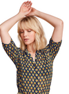 Carina Blouse Pebble in Evening Blue from King Louie
