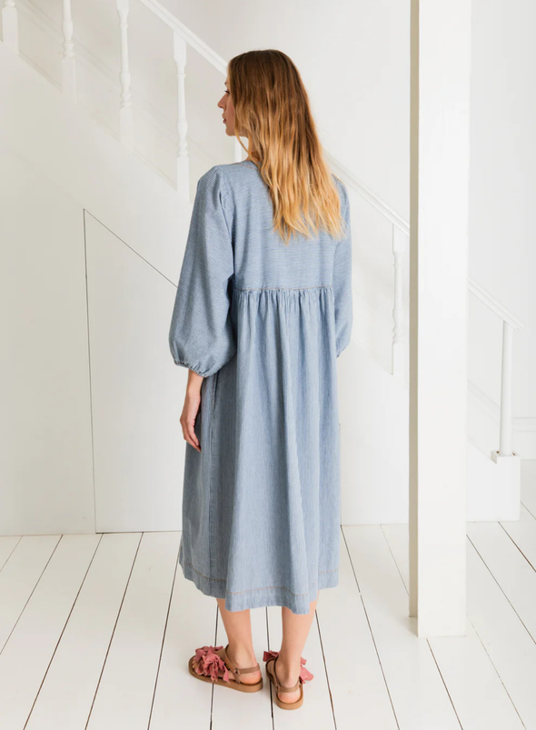 Amber Dress in Blue from Bonté