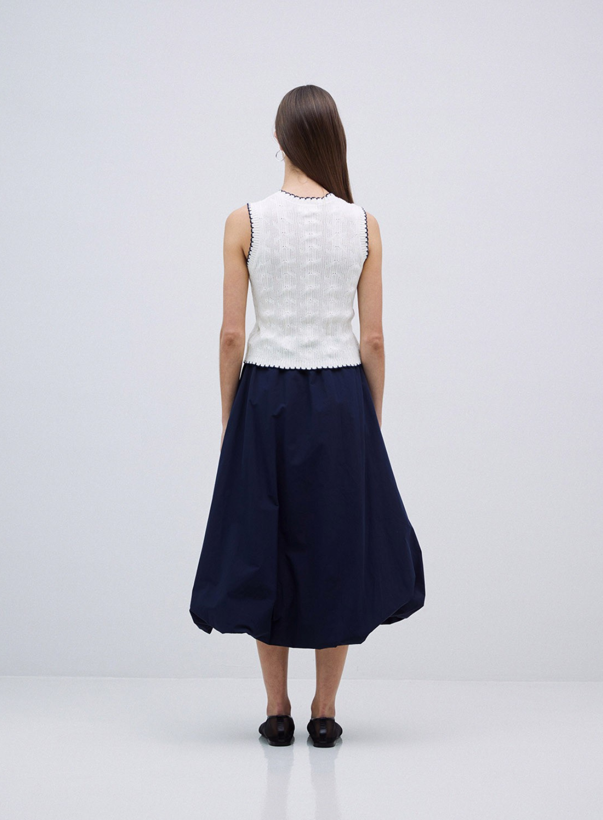 Globo Puffy Skirt in Navy from Yerse