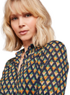 Carina Blouse Pebble in Evening Blue from King Louie