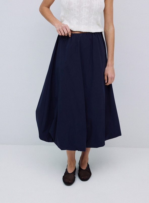 Globo Puffy Skirt in Navy from Yerse