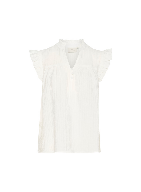 Liany Via Blouse in Chalk from Kaffe