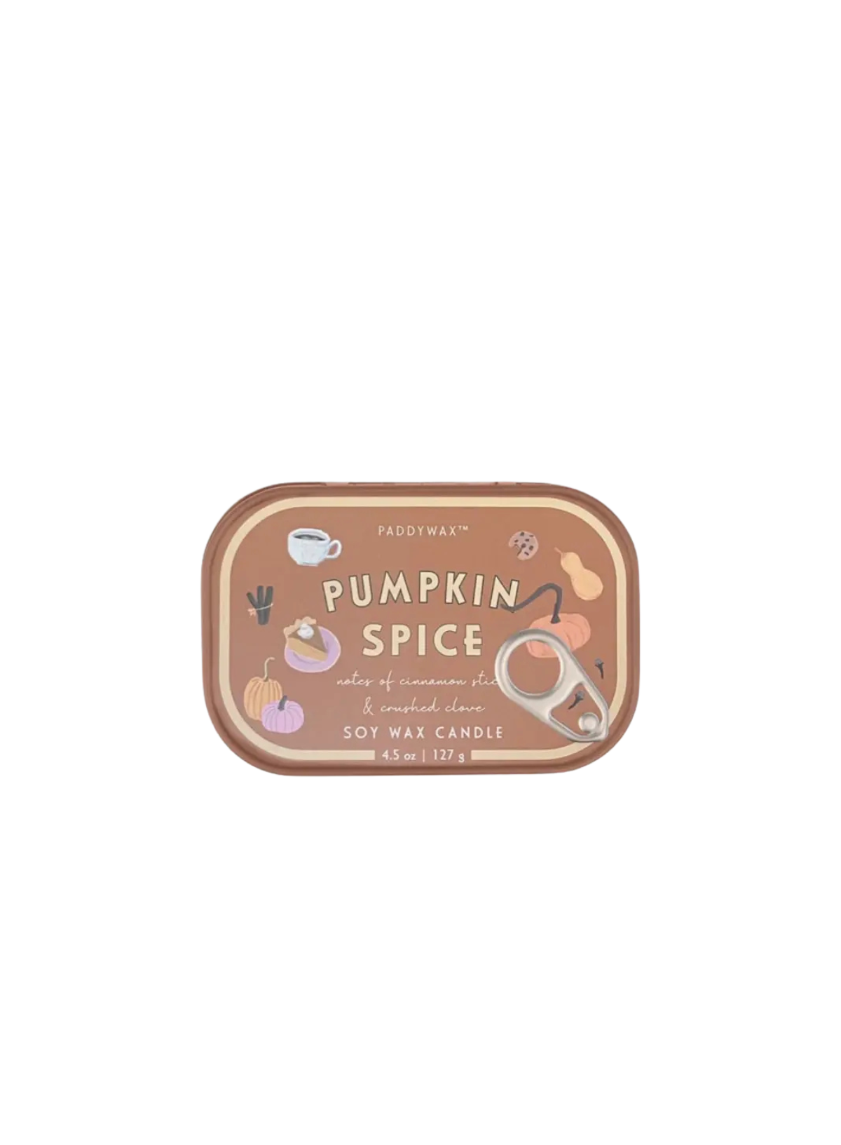 Bistro 4.5oz Printed Tin Candle - Pumpkin Spice from Paddywax