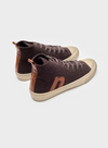 Wool Height Sneaker with 'n' in 321 Brown from Nice Things