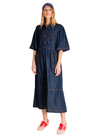 Adriane Dress in Dark Denim from Bonté